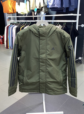 Adidas/阿迪达斯冬季棉服男保暖休闲户外运动连帽夹克外套IP2535