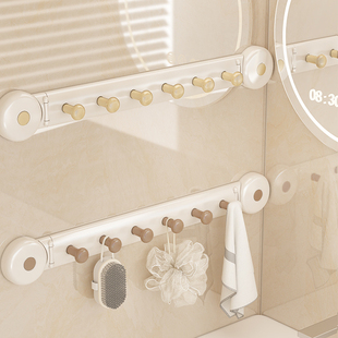 吸盘挂钩强力粘胶免打孔固定强力承重厨房门后挂衣架帽子收纳神器