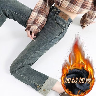 港风潮男夏季新款2024个性字母牛仔裤嘻哈ins潮高街潮流痞帅长裤