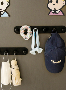 磁吸挂钩入户门后免打孔挂钩挂架防盗门上磁铁衣帽钩包包收纳