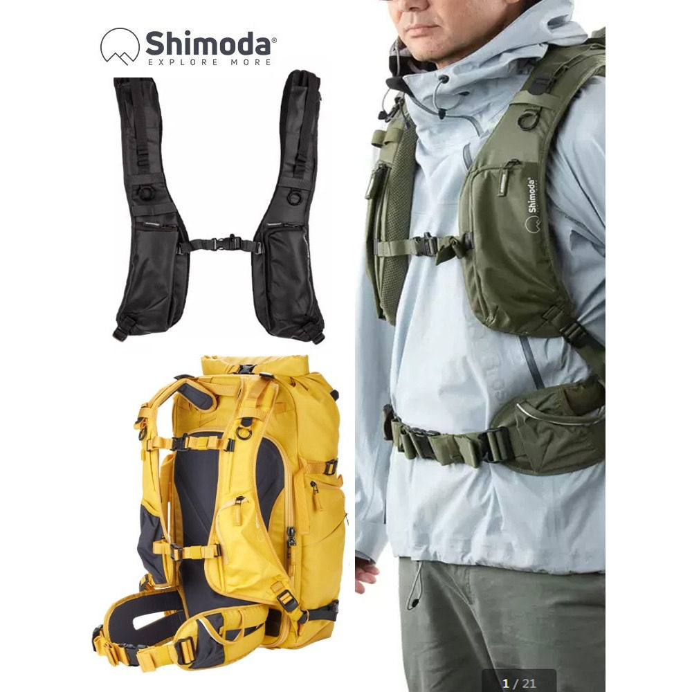 Shimoda/十木塔摄影包双肩包腰带图片