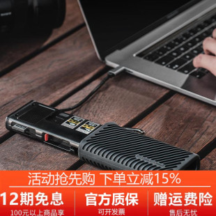 PGYTECH读卡器CF卡usb3.2高速多功能CFexpressType A/B闪传卡盒