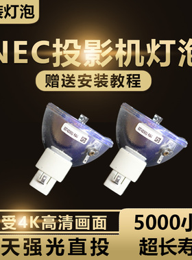 NEC NP4000+/NP4001+/NP4100+/NP4100W+/PX550W+/PX620X+/PX581W+/PX601W+/PX651X+/PX671X+投影机仪灯泡
