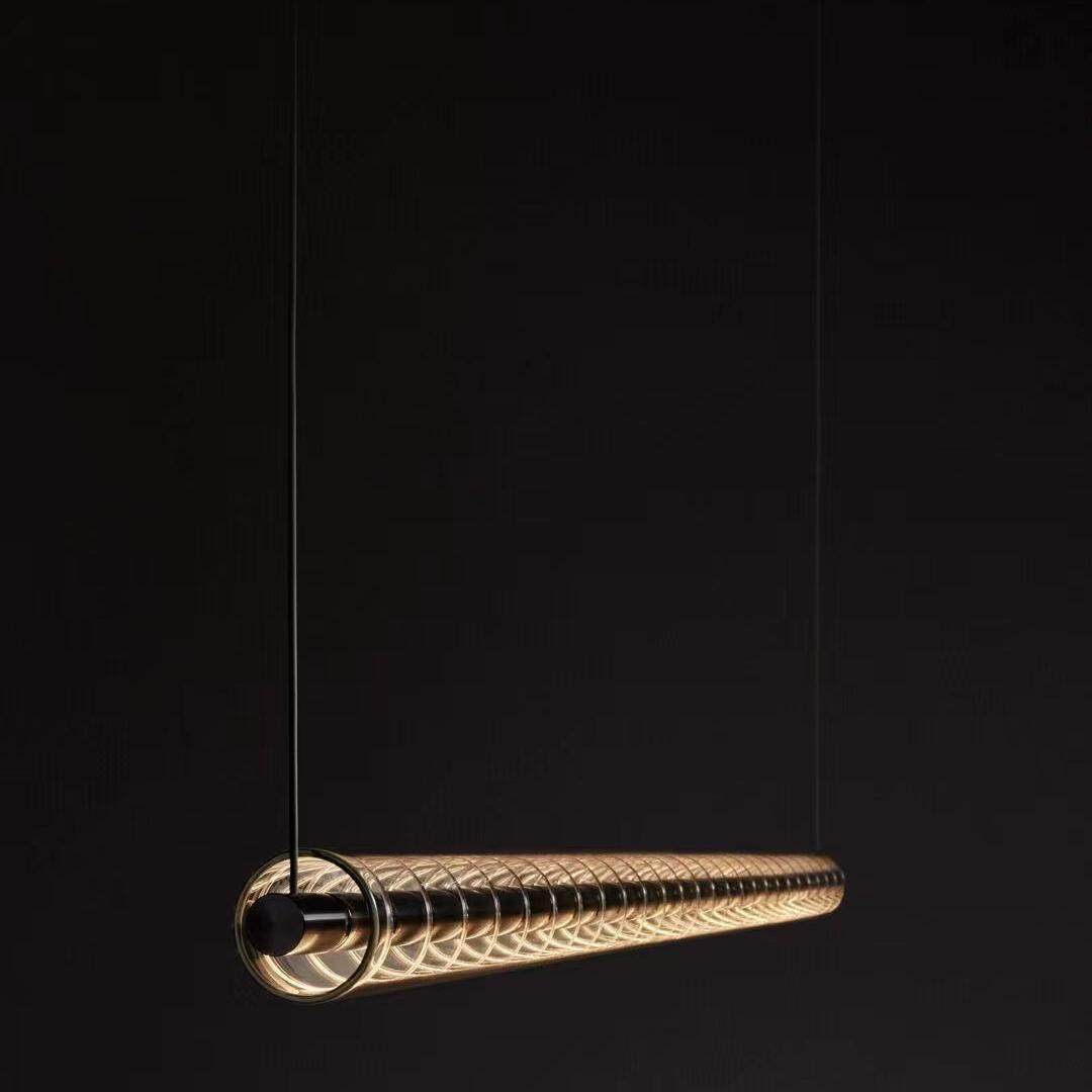 极简轻奢循环客厅岛台一字长条餐厅吊灯艺术前台吧台样板房灯具,家装灯饰光源,餐厅吊灯,淘宝优惠券,粉丝福利购,淘宝优惠卷