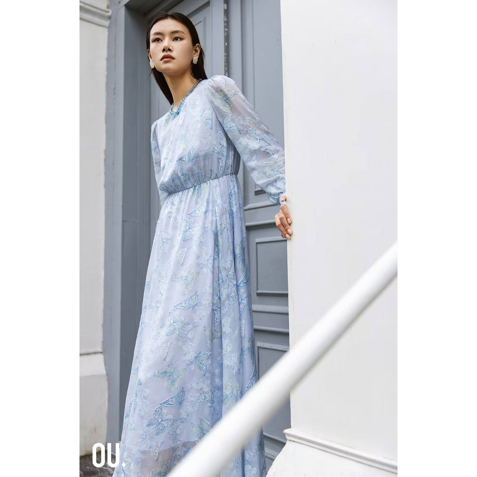 OU·欧点2026秋新品 长袖连衣裙