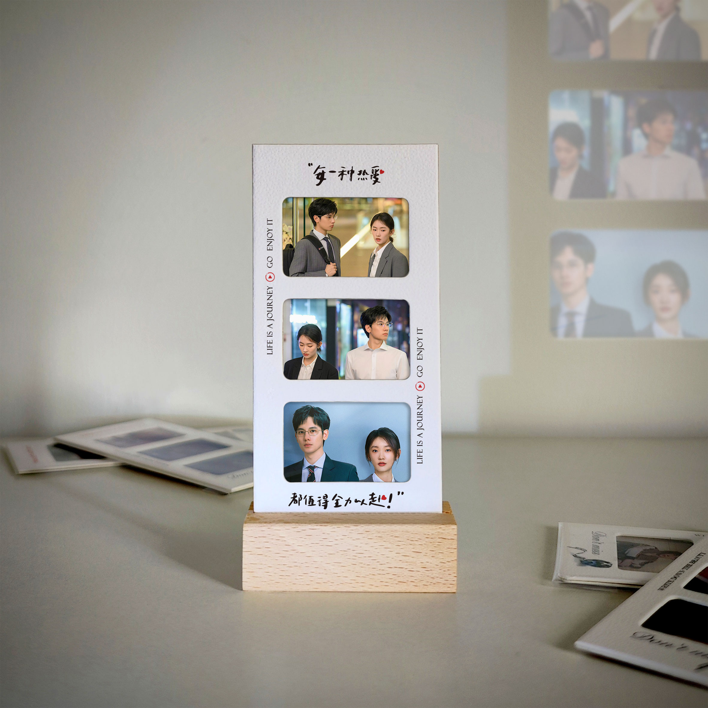 即刻上场周边胶片书签摆台立牌