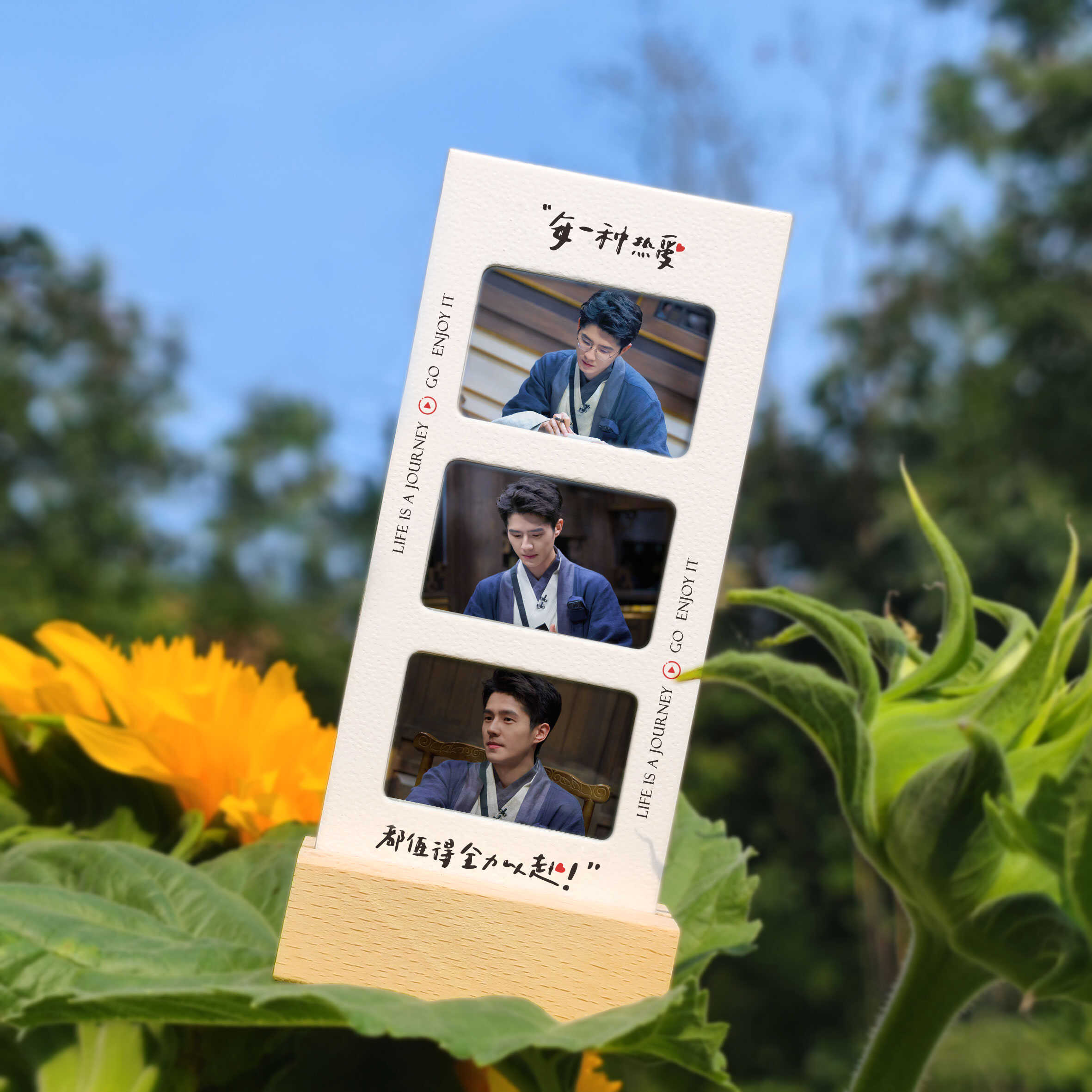 刘昊然周边胶片书签摆台立牌照片