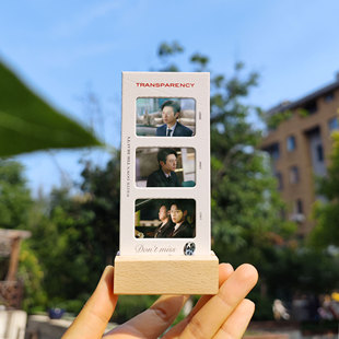 魏大勋周边胶片书签摆台光影片照片反转胶片卡节日生日礼物可定制