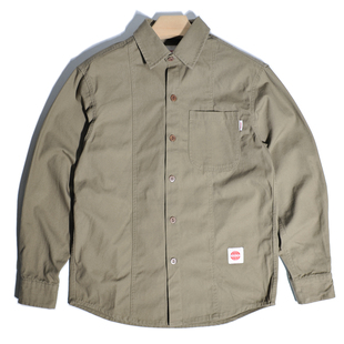 衬衣外套 港风机能分割拼接宽松日系休闲长袖 重磅山系户外工装 衬衫