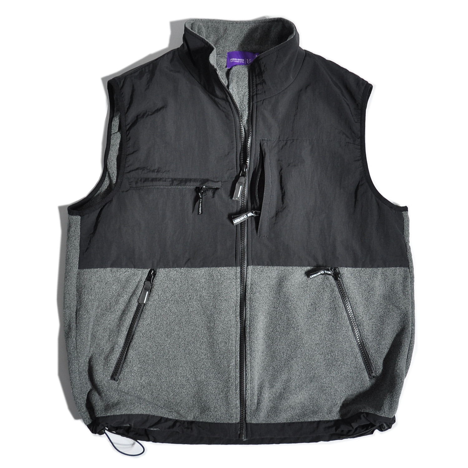 山系户外撞色拼接机能风多口袋工装马甲摇粒绒保暖背心叠穿外套潮,男装,常规马甲,淘宝优惠券,粉丝福利购,淘宝优惠卷