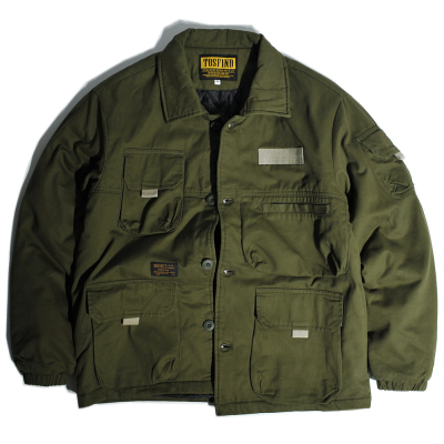 重磅山系机能港风多口袋工装棉服