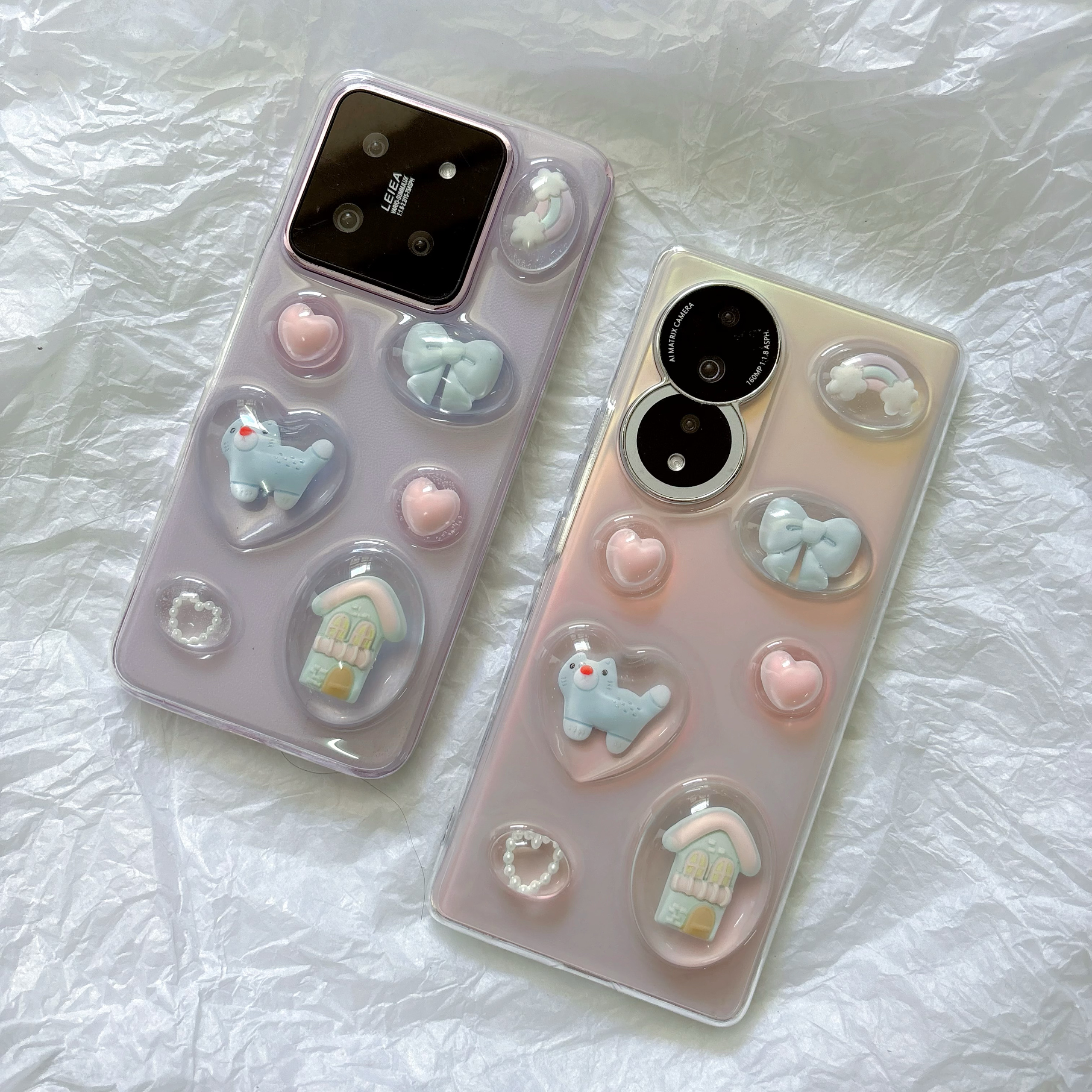 Minji同款立体滴胶手机壳适用OPPO真我GTNEO5se新款realmeQ3 V5 X7Ppro小众简约gt2大师探索版v13 软壳保护套