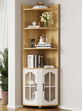 钢化玻璃角柜客厅卧室三角柜转角柜餐厅墙角柜拐角柜衣边柜柜酒柜