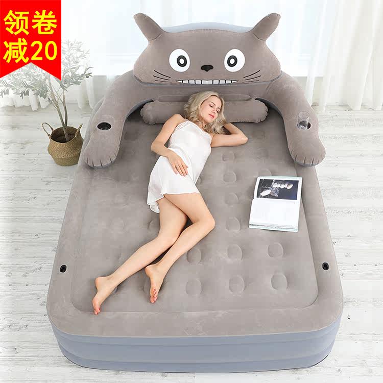 龍貓氣墊床卡通充氣床墊雙人家用加大單人折疊床墊加厚戶外便攜床在類目 住宅傢俱, 牀類, 充氣牀中 - 來自Buy2taobao.com提供專業的淘寶代購服務