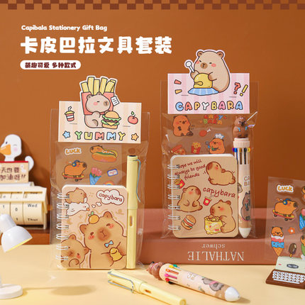 卡皮巴拉中小学生全班毕业奖品儿童伴手礼表彰升开学礼品生日回礼