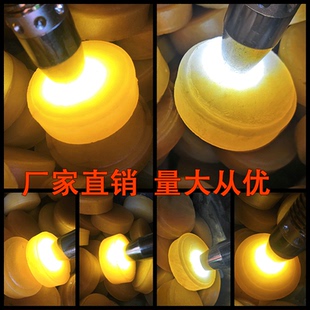 天然黄龙玉手镯芯玉石雕刻练手料边角下脚料圆形鸡油黄冰种毛料