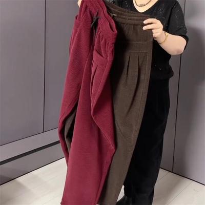 松紧腰休闲长裤休闲裤