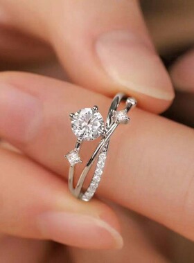 新款精致百搭宇宙星球轨迹戒指女小众高级感轻奢首饰