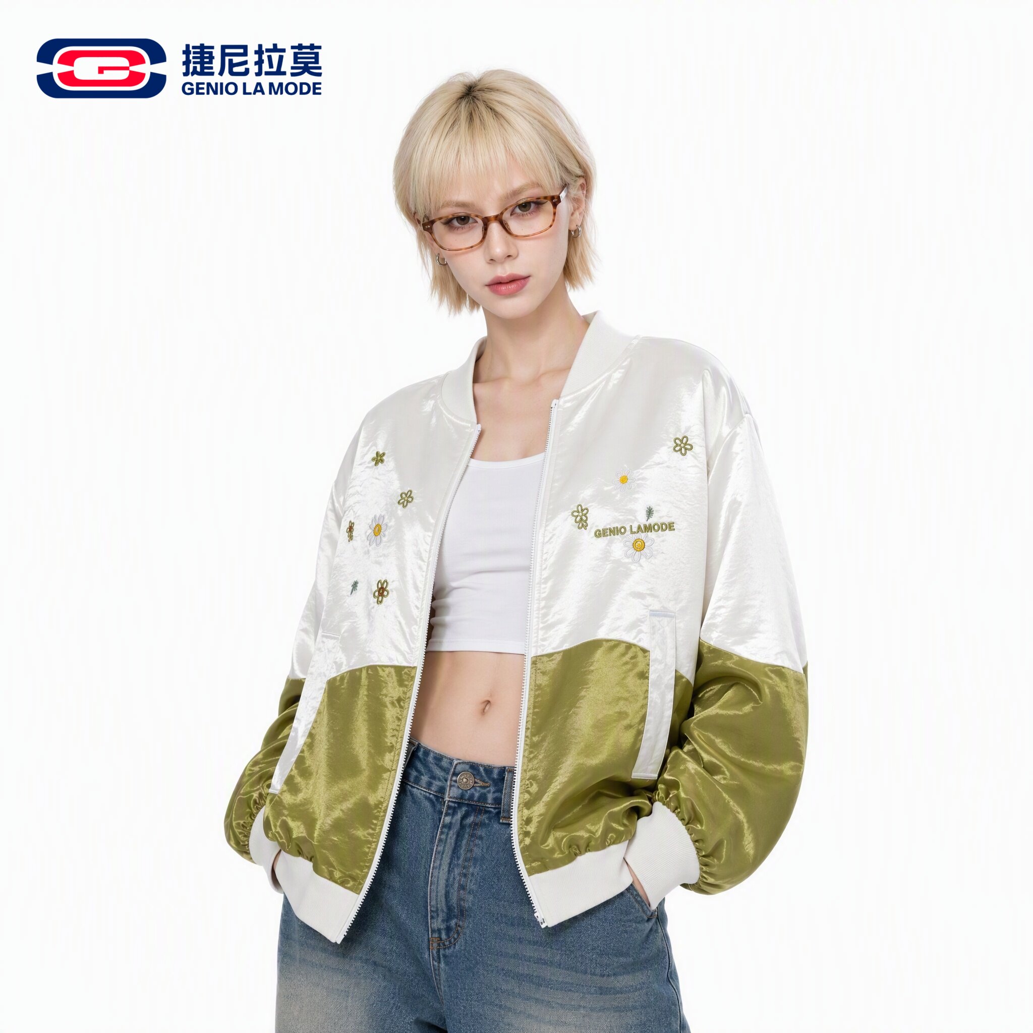 捷尼拉莫美式复古夹克外套男女