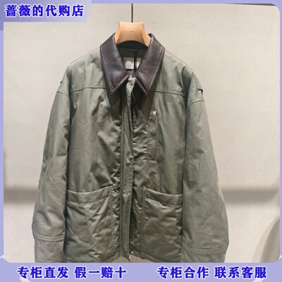 LESS国内专柜代购2025冬巴恩风工装复古鸭绒羽绒服2PBC1519H-3395