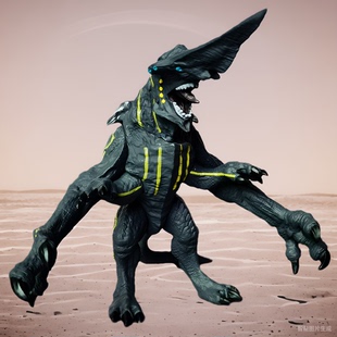 环太平洋1电影尤里卡流浪者暴风赤红机甲刀头斧头雷怪兽玩具模型2