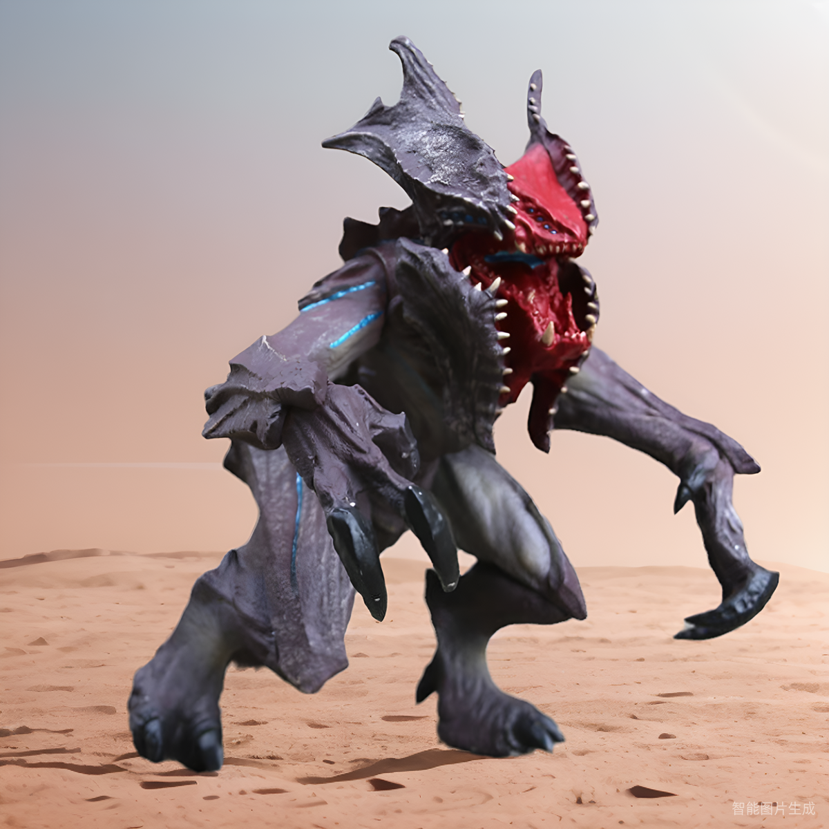 环太平洋1电影刀头斧头雷怪兽尤里卡流浪者暴风赤红机甲玩具模型2