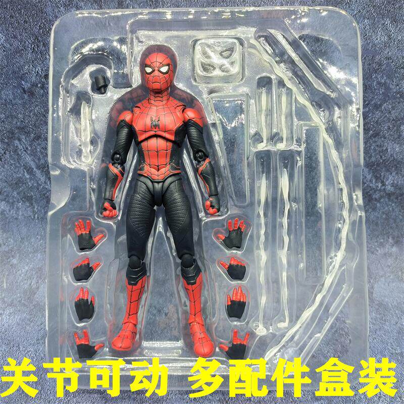 复仇者联盟漫威英雄远征无归来返校季钢铁蜘蛛侠可动手办玩具模型