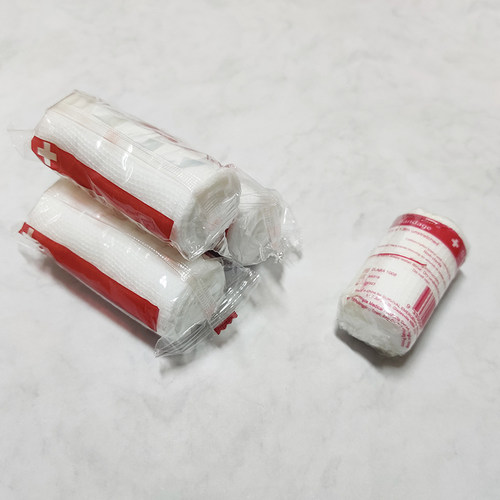 生存者弹性纱布白色绷带独立包装