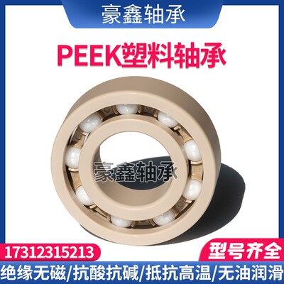 63006301PEEK塑料轴承耐高温
