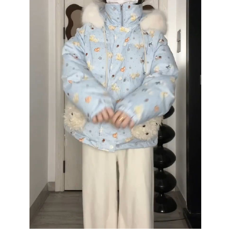 今年流行爆款短款羽绒服女冬季气质休闲外套2025新款棉服反季清仓