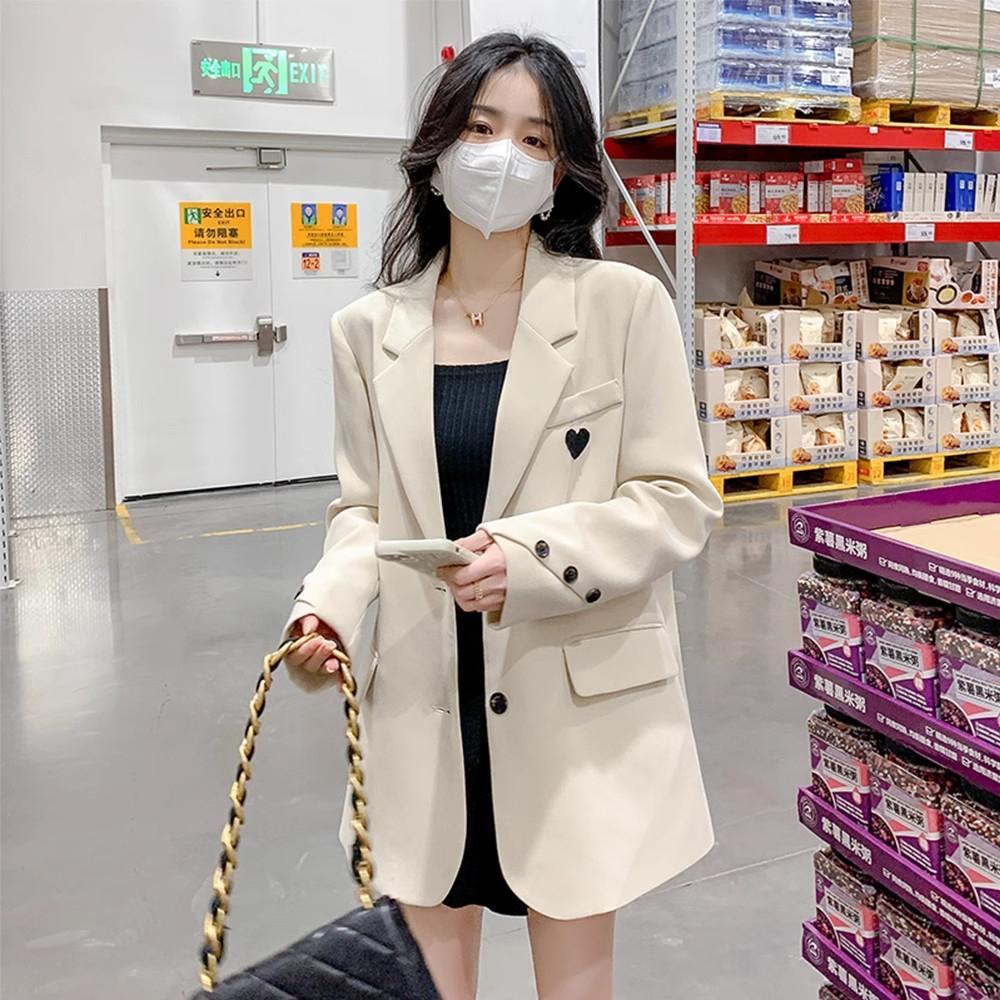 西装外套女小个子秋季新款高级感炸街休闲爱心扭胯西服