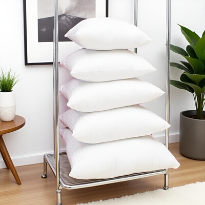 条纹磨毛布抱枕芯套子靠枕内胆套