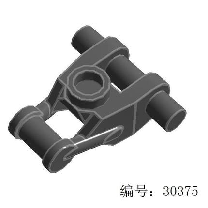兼容国产积木小颗粒30375小颗粒积木散件机械身骷髅身部位通用