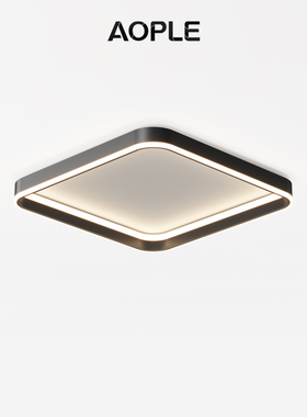 护眼全光谱LED方形卧室灯智能语音控制2025年新款书房餐厅吸顶灯