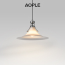 AOPLE玉兰吊灯瑞士餐厅灯设计师极简包豪斯吧台岛台咖啡厅玻璃灯