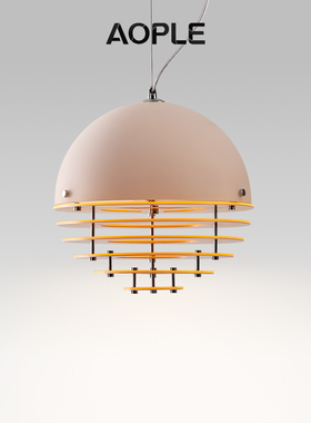 AOPLE孟菲斯中古餐厅吊灯包豪斯中古氛围感复古玄关床头日落灯