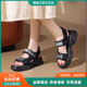 女凉鞋 2025年新款 厚底亮钻松糕潮流罗马时尚 蜘蛛王沙滩鞋 休闲女鞋