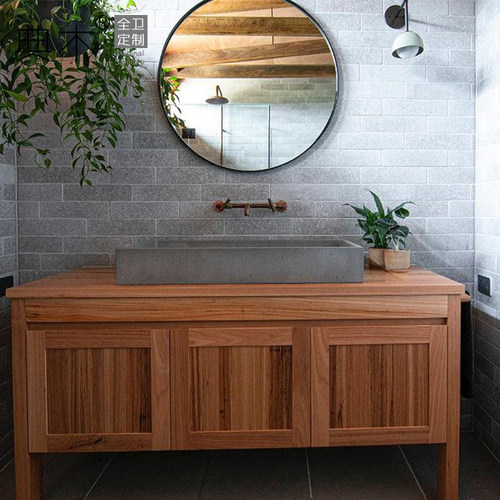 出口日本日式洗手台洗手盆柜组合