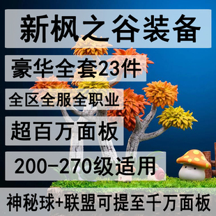 新枫之谷装备做练级套link联盟过渡毕业套冒险岛台服tms装备定制