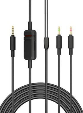 适用于拜雅动力mmx300二代耳机线2nd Gen音频线PC转3.5插头