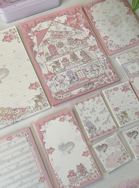 【蚀梦境系列拍纸本便签】白绒绒游乐城原创B5B6A6per