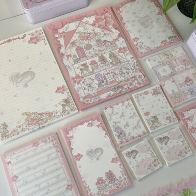 【蚀梦境系列拍纸本便签】白绒绒游乐城原创B5B6A6per