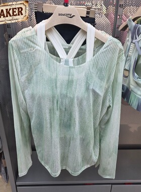 Saucony索康尼女装夏季户外防晒运动内衣上衣两件套SA1250LT71L