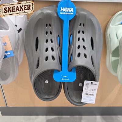 HOKA男女夏季奥拉舒缓鞋ORA RECOVERY系列一脚蹬拖鞋透气1147951