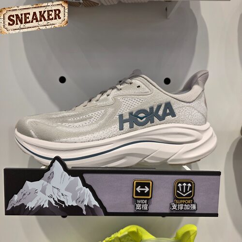 HOKA ONEONE Clifton 10克利夫顿宽楦男士透气跑步鞋1162032-PTYG