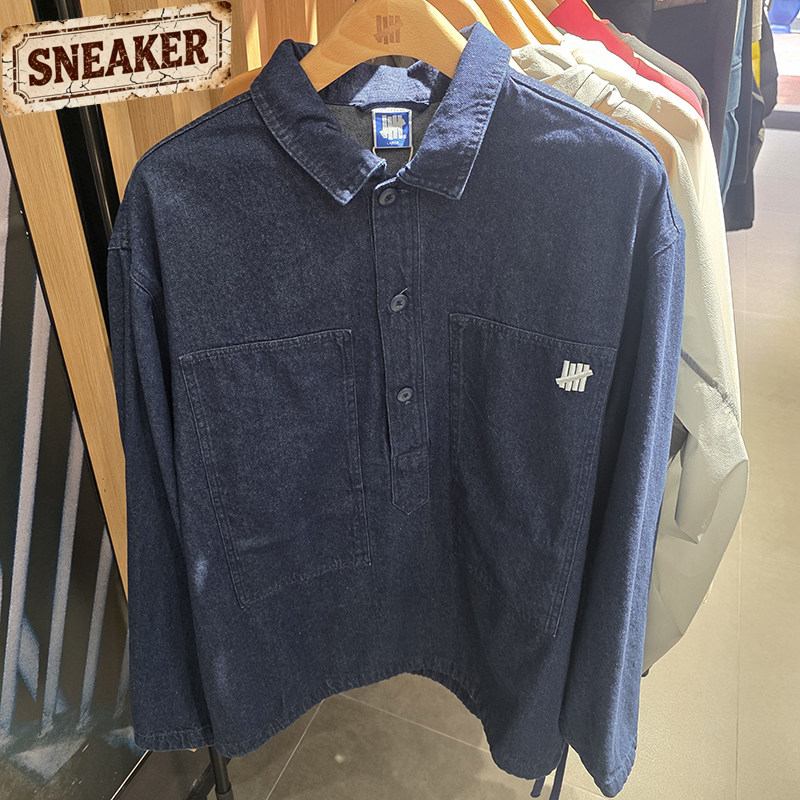 UNDEFEATED五条杠夏季多口袋宽松复古工装长袖衬衫UC51GLT04M,男装,衬衫,淘宝优惠券,粉丝福利购,淘宝优惠卷