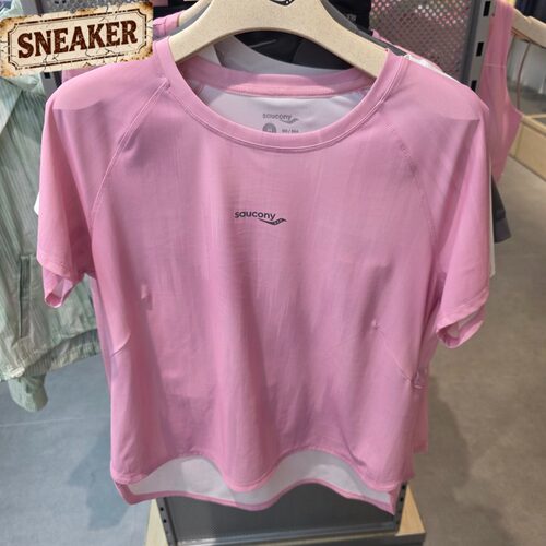 Saucony索康尼女子 运动短袖跑步舒适轻薄透气圆领T恤SO1269ST07L