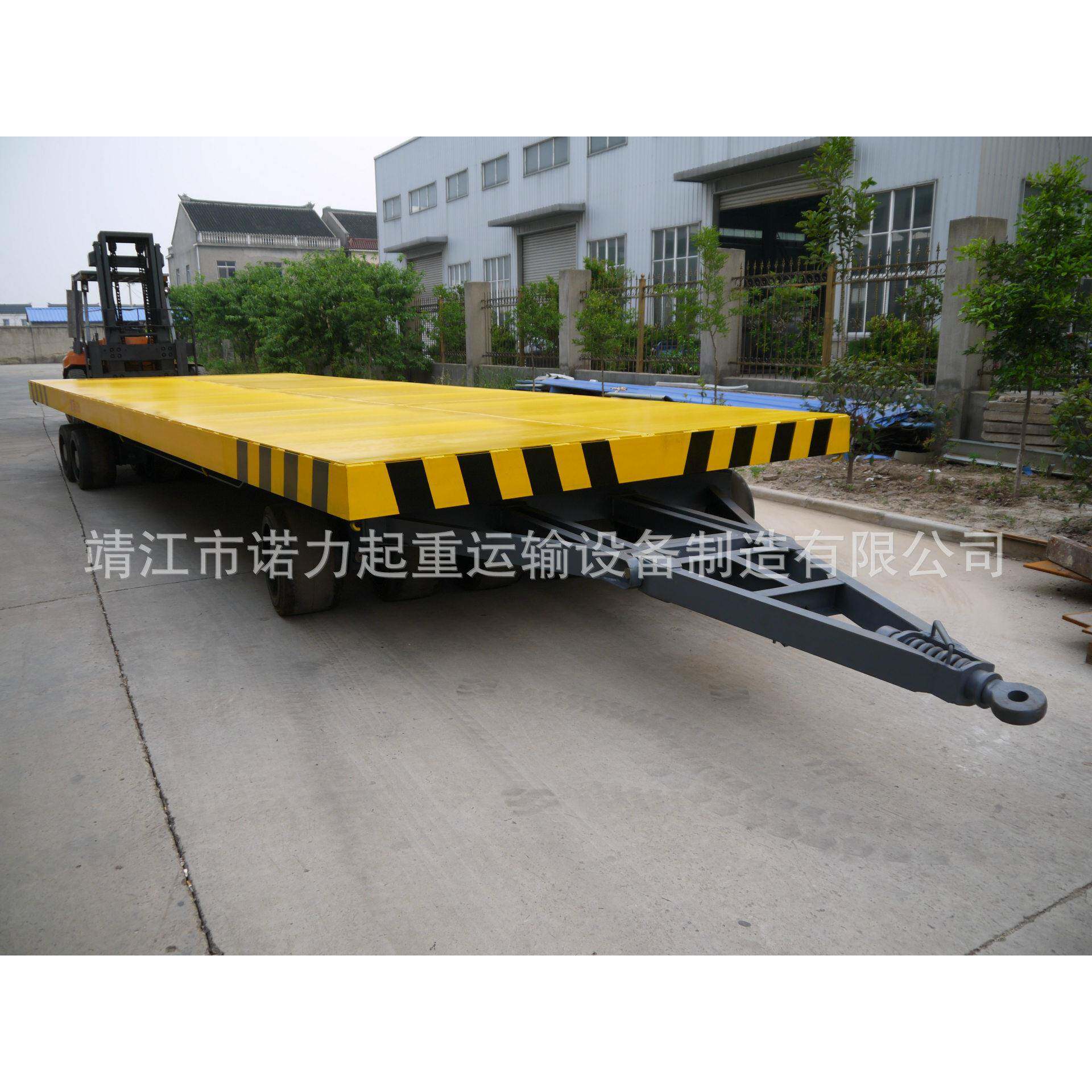 厂家生产重型平板拖车移动式拖车物料货物搬运拖车