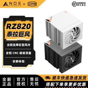 超频三 RZ820 泰拉巨风 8热管双塔旗舰风冷散热器 多平台安装支持