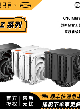 超频三 RZ500 RZ620 RZ820 CPU风冷散热器 无光性能风扇 多平台